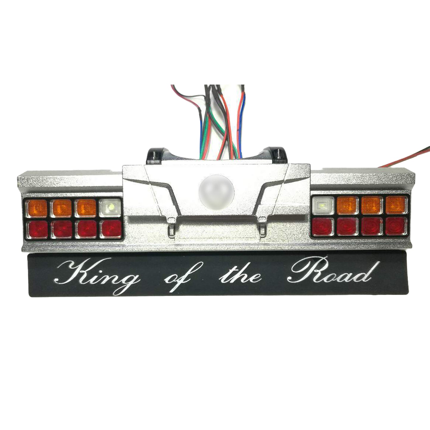 Degree Metal Tail Beam Taillight Set Upgrade Universal Customized Part for 1/14 RC Tractor R620 56323 Radio Controlled Car Truck