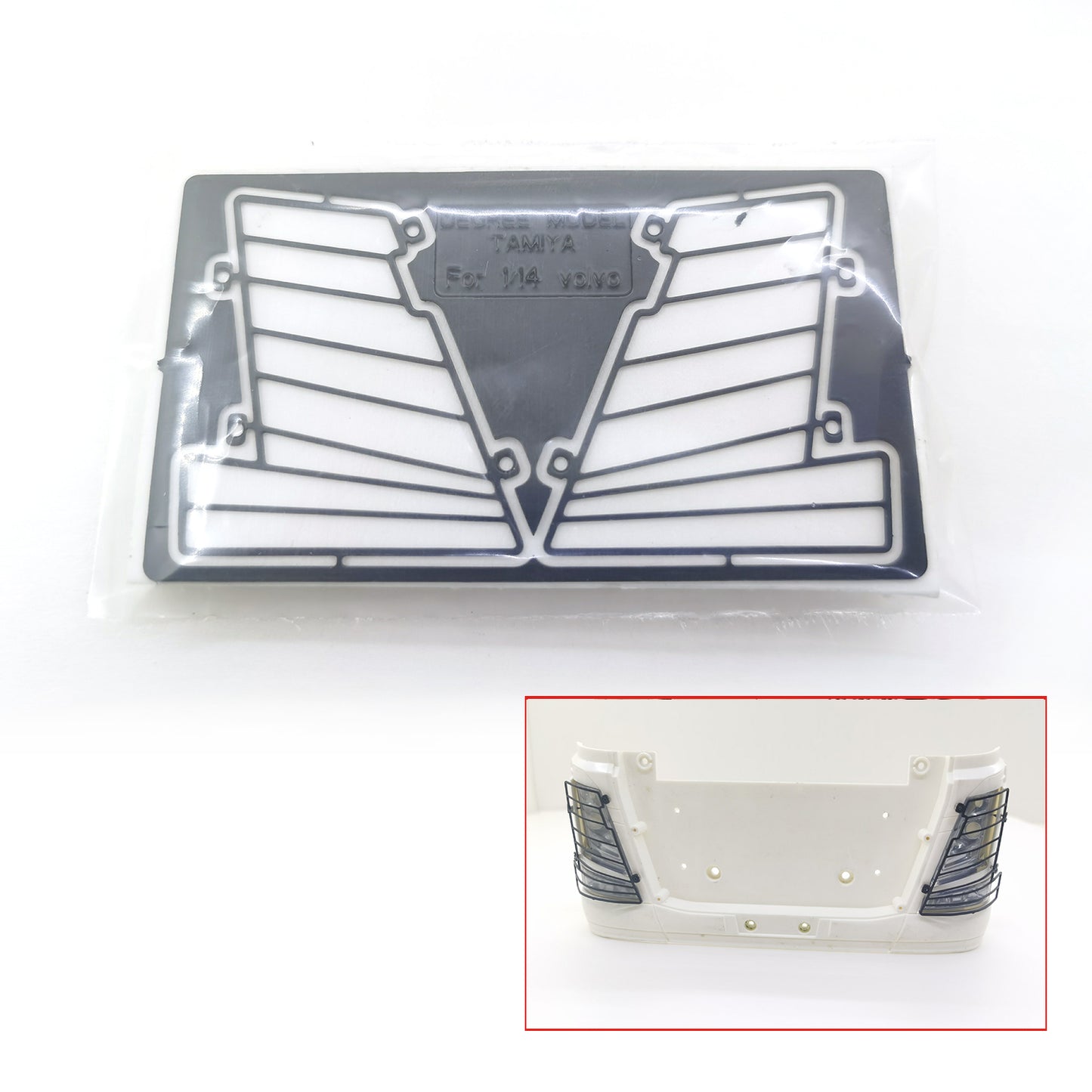 Degree Model Truck Spare Part Light Led Metal Lamp Metal Shade for Tamiiya 1:14 Scale RC Tractor LESU HUINA Trucks