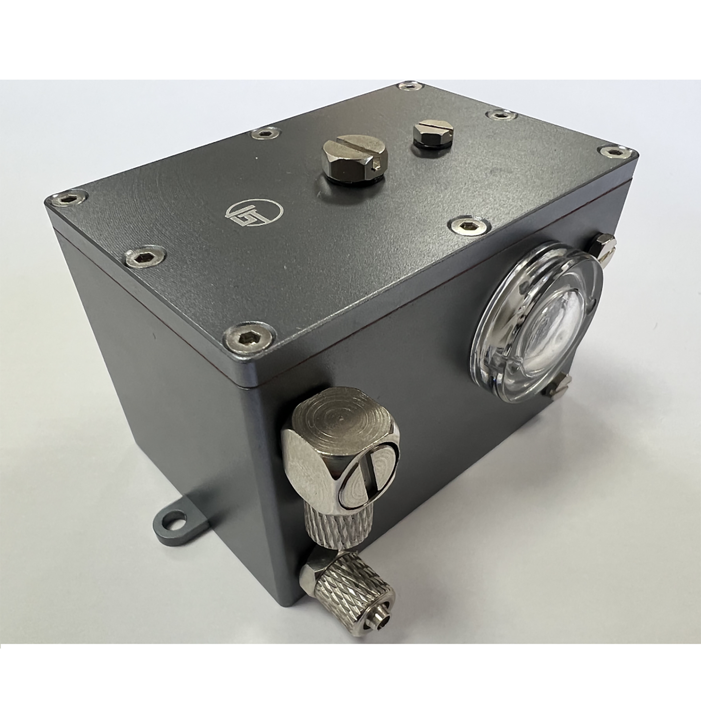 Metal 60MM Oil Tank M3 M5 Nozzle Spare Part Suitable for 1/14 1/16 Remote Control Micro Hydraulic Dozer RC Excavator Loader Model