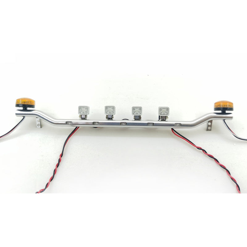 Degree Rear Light Tail Beam Taillight Led Metal Equipment Rack for Tamiiya 1/14 RC Tractor Truck KING Remote Control Vehicles