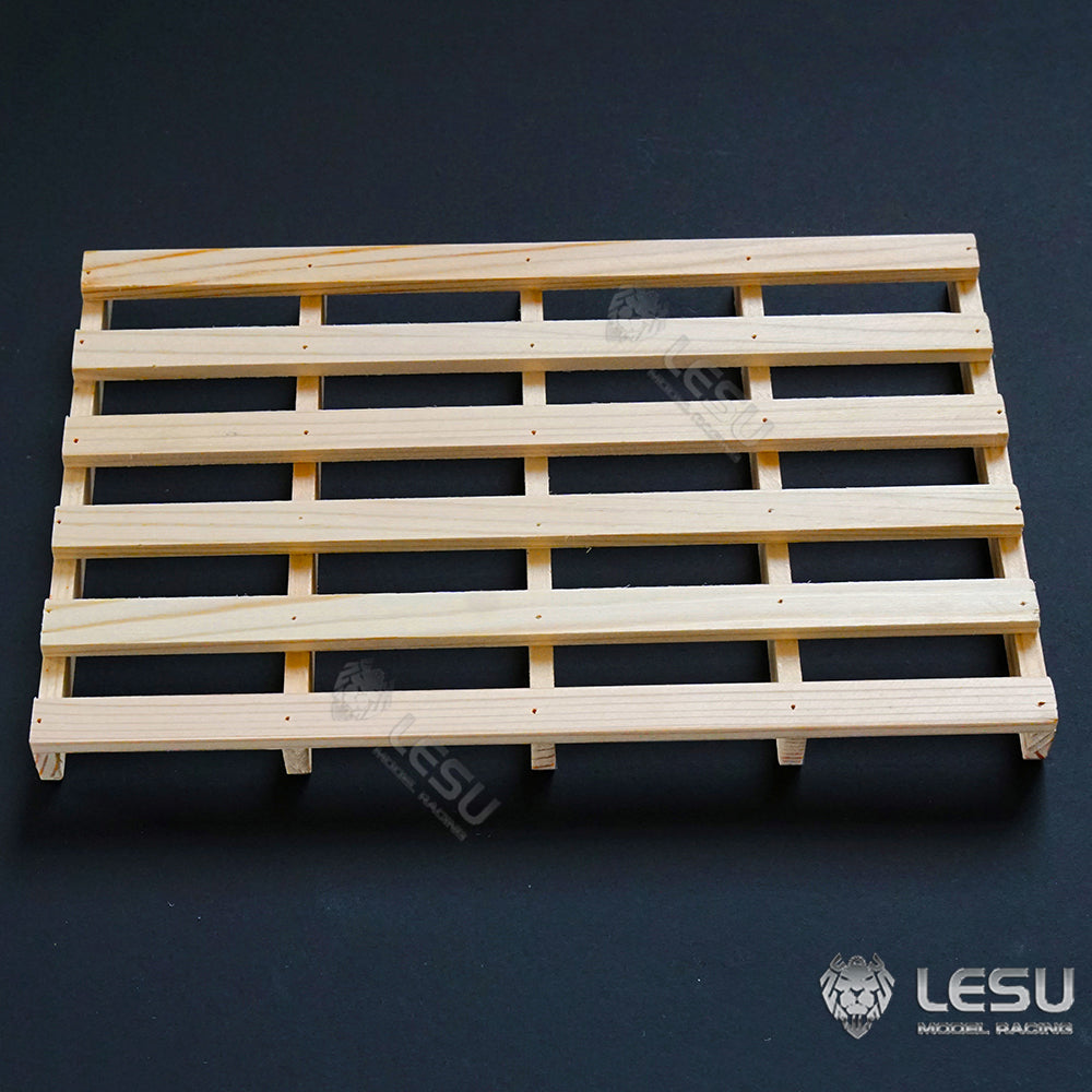 LESU 1/14 Heavy Unassembled and Unpainted RC Hydraulic forklift Kits Radio Control Truck Model Aoue-LD160S Wooden Pallet