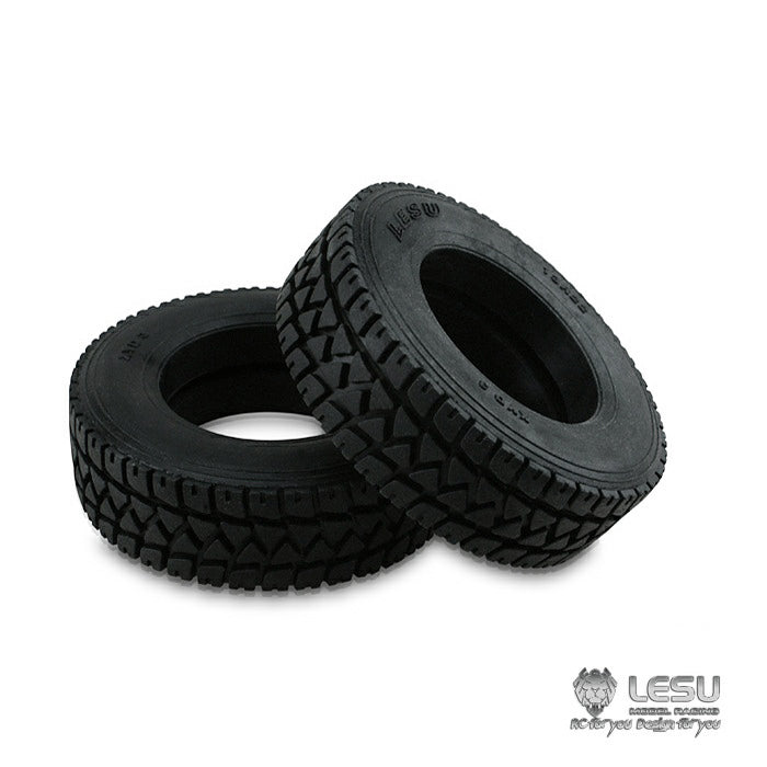 LESU Metal Wide Front Rear 41.5MM Wheel Hub Wide Narrow Tire Parts for Tamiya 1/16 RC Tractor Truck Trailer Dumper