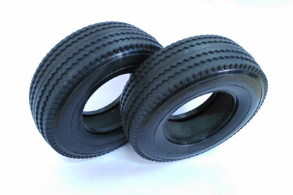 1:14 Metal Front Wheel Hub Wide Tyre Tires W/ Sponges Part DIY for Remote Control Tractor Truck RC Dumper Cars Models