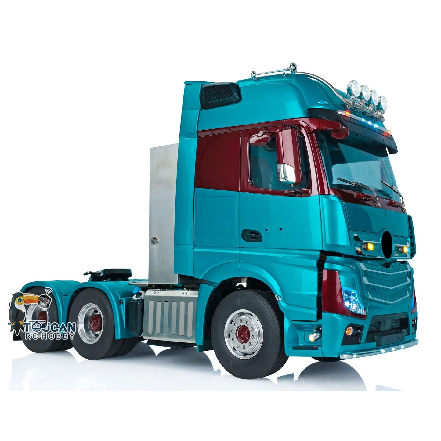 TOUCAN 6x6 RTR RC Tractor Truck Lock Differential Axles Chassis RTR Model 1/14 Tamiya 3363 Electric Lorry Car I6S