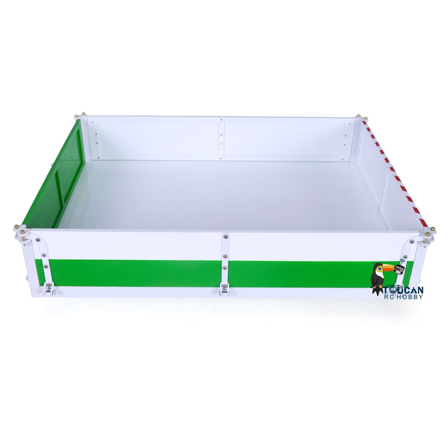 LESU 1/14 RC 280MM Metal Bucket Cargo Box 8*8 for Radio Controlled Tractor Truck Tamiya DIY Model Parts for Truck Refitting