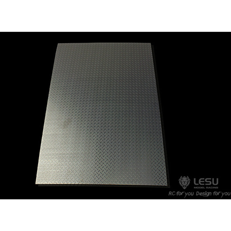 LESU Metal Stainless Steel Plate A B for 1/14 Tamiya RC Tractor Radio Controlled Truck DIY Car Model Replacement Parts Dumper Trailer