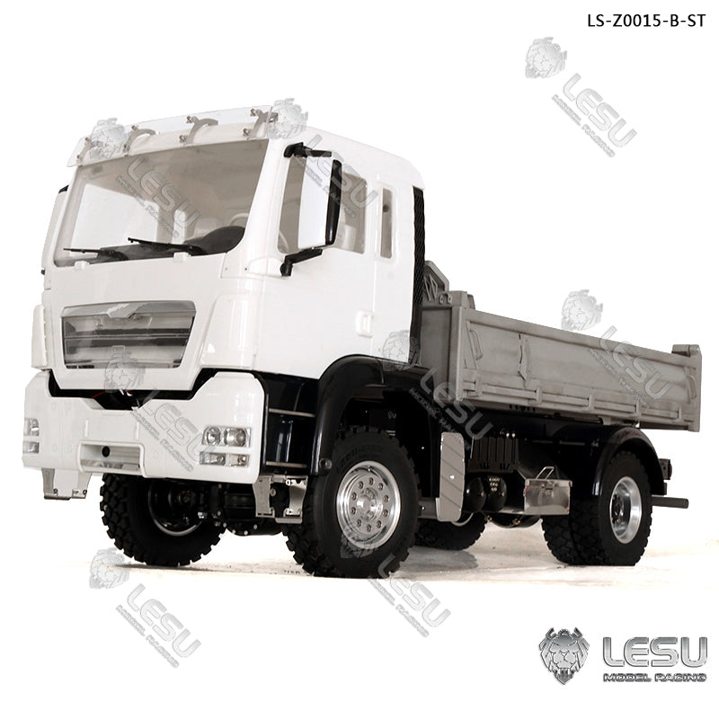 LESU 1/14 6x6 Metal TGS Dumper A/B Truck Model Light Sound Hydrualic System Motor Light Sound Opitonal Versions
