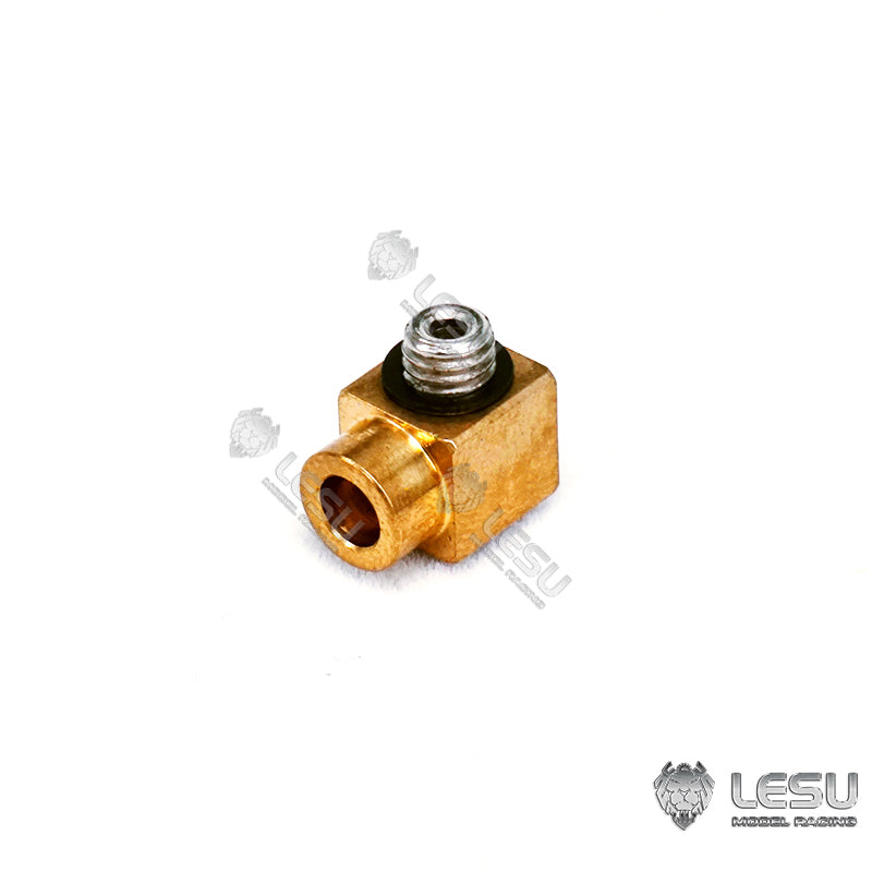 LESU Brass Nozzle of 3*2 4*3 MM Copper Pipe for 1:14 Scale DIY RC Hydraulic Excavator Truck Replacement Parts Model Car Dumper