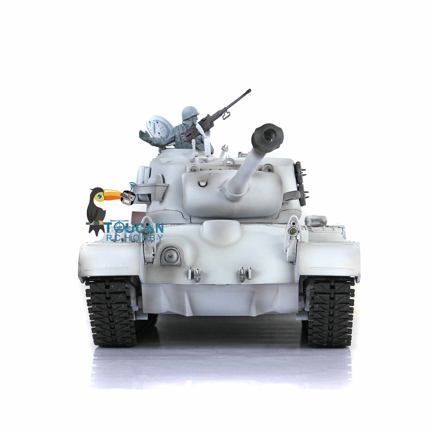 Henglong 1/16 Scale Radio Control Tank 3838 M26 Pershing w/ FPV Barrel Recoil 360Degrees Rotating Turret Barrel Recoil Metal Road Wheels