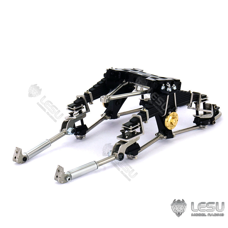 LESU Front Rear Suspension Set for 1/14 TAMIYA RC Truck Tractor Radio Controlled Lorry Dumper Constrution Vehicles Hobby Models