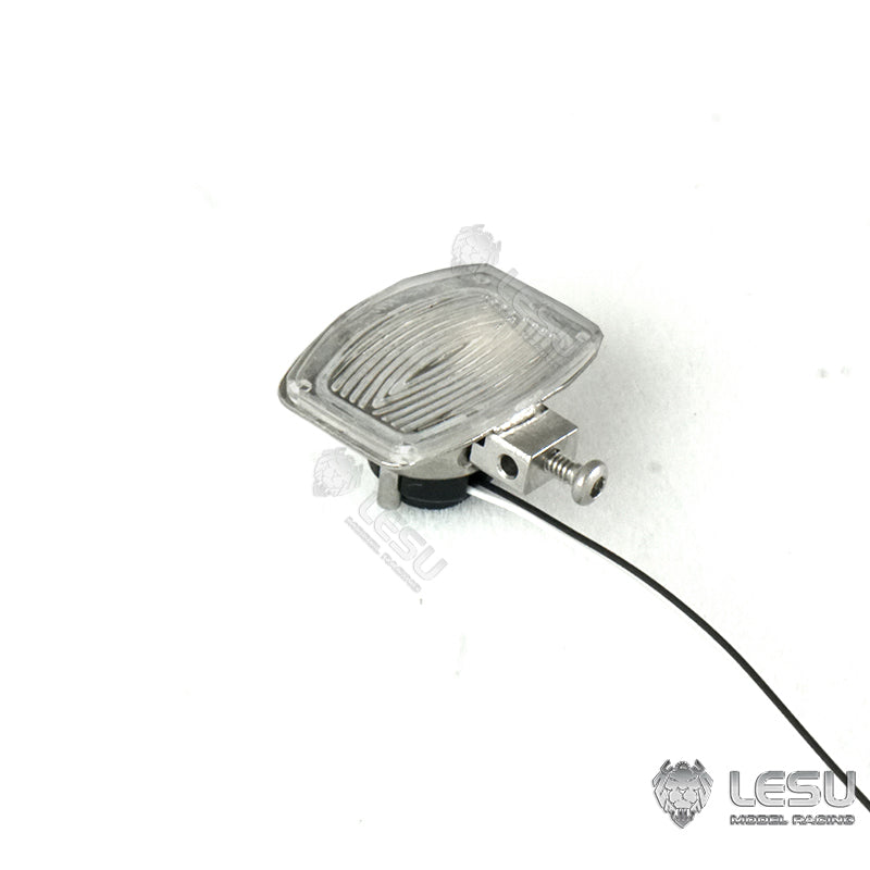 LESU Metal Spare Parts Hook Exhaust Pipe Tail Beam for 1/14 RC Tractor Cars Remote Control Truck DIY Model