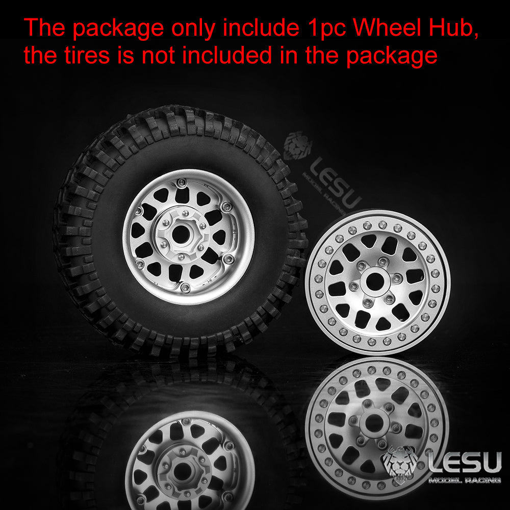TOUCAN RC HOBBY LESU Metal 1.9 Inch Wheel Hub for 1/10 RC Off-road Vehicles Remote Controlled Crawler Car Part Accessory DIY Hobby Models