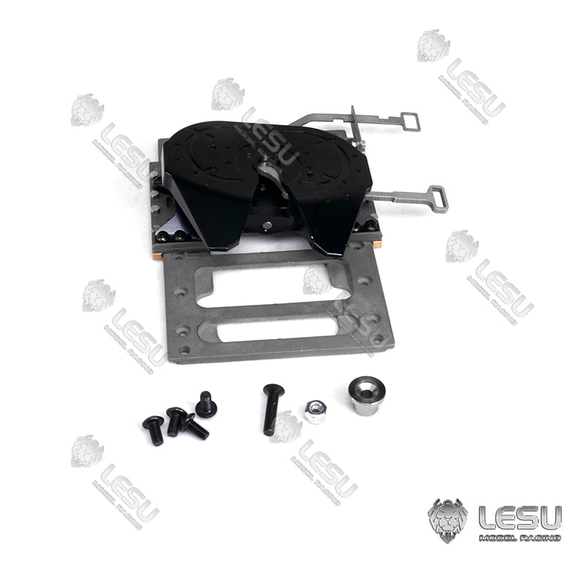 LESU Metal Movable Fifth Wheel Traction Seat for DIY 1/14 Remote Control TAMIIYA Model Remote Control Tractor Truck Trailer