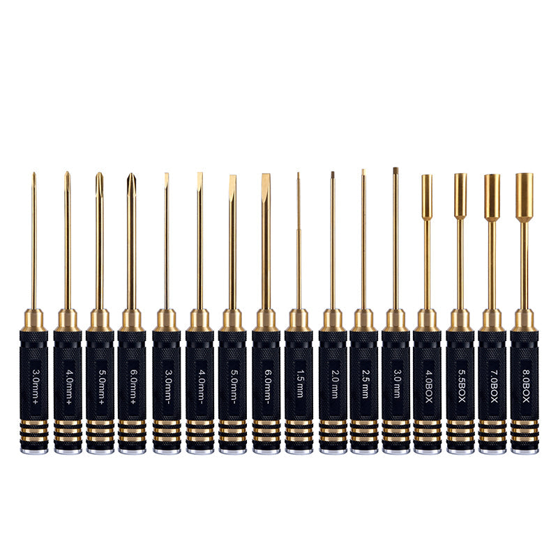 Hex Nut Screw Driver Phillips Slotted Screwdrivers Hole Opener Tools for RC Dump Car Radio Control Drone Boat DIY Model