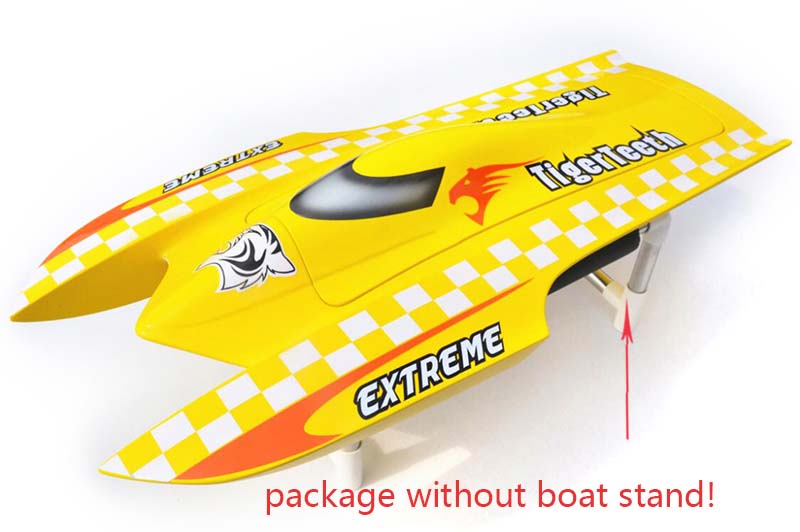 E22 Prepainted Electric Racing KIT RC Boat Hull DIY Model Fiber Glass for Advanced Player 570*275*120mm Blue Red White Yellow Gift