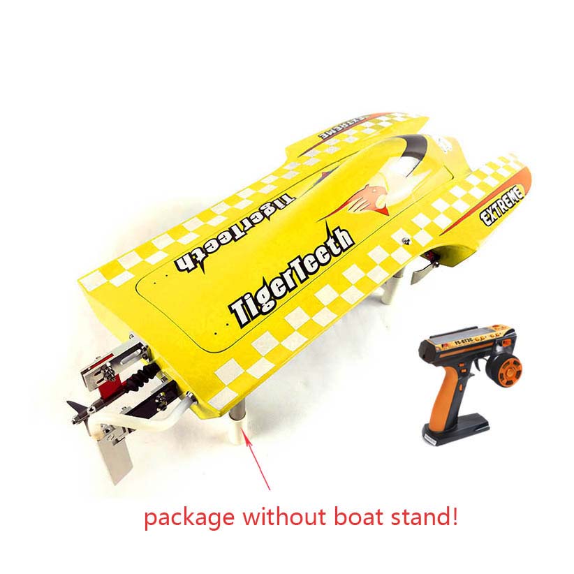 E22 Fiber Glass Painted Electric Racing RTR RC Boat HighSpeed W/Motor Servo ESC Battery Transmitter DIY Model 570*275*120mm 75km/h