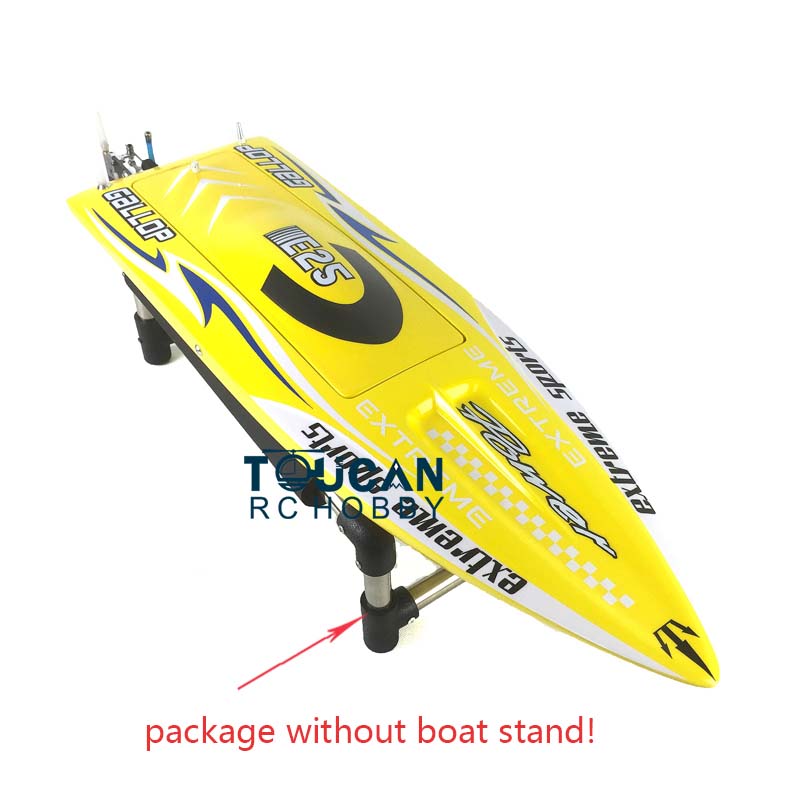 E25 Painted Fiber Glass Electric Racing PNP RC Boat Gallop W/ Motor Servo ESC Hardware W/O Battery DIY 640*195*105mm 65-70km/h