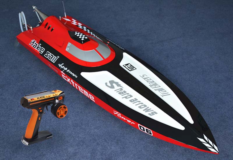G30C 30CC Blue Red Fiber Glass 65KM/H Gasoline Racing ARTR RC DIY Boat Model Servo Controller 60-65km/h 1210*325*233mm High Speed