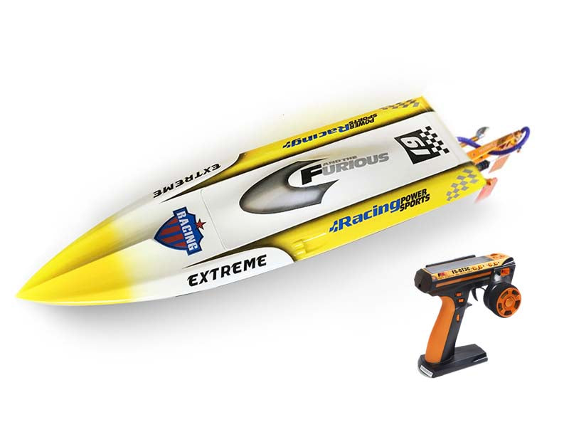 H625 Fiber Glass Green Electric Racing RTR RC Boat Spike W/ ESC Motor Servo Battery Controller High Speed 625*178*110mm 65-75km/h