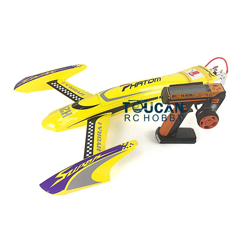 H660 White Yellow Electric Racing RTR RC Racing Boat Kevlar ESC Motor Servo Battery Controller High Speed 660*500*80mm 100km/h