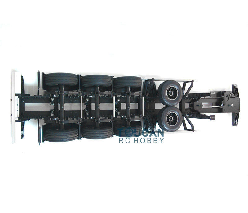 US Stock 1/14 Scale Remote Control 40ft Container Chassis Semi Tractor Trailer Unpainted KIT Car RC Model