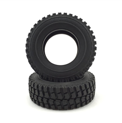 1:14 Metal Front Wheel Hub Wide Tyre Tires W/ Sponges Part DIY for Remote Control Tractor Truck RC Dumper Cars Models
