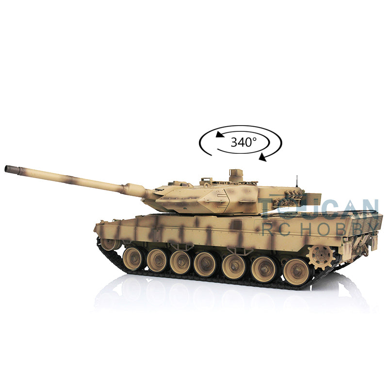 2.4Ghz Remote Control RC Tank Heng Long 1/16 Scale TK7.0 Main Board Leopard2A6 3889 Ready to Run Shooting BBs Turret Rotating
