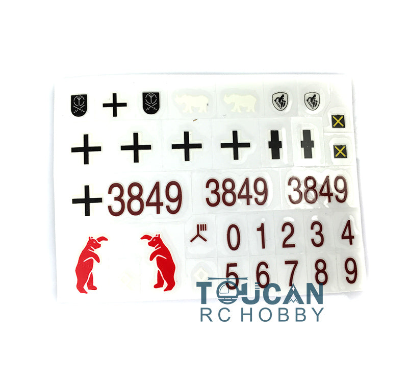US Stock 1:16 Scale Henglong 3849 Decoration Sticker for German Panzer III H Radio Control Tank RC Model