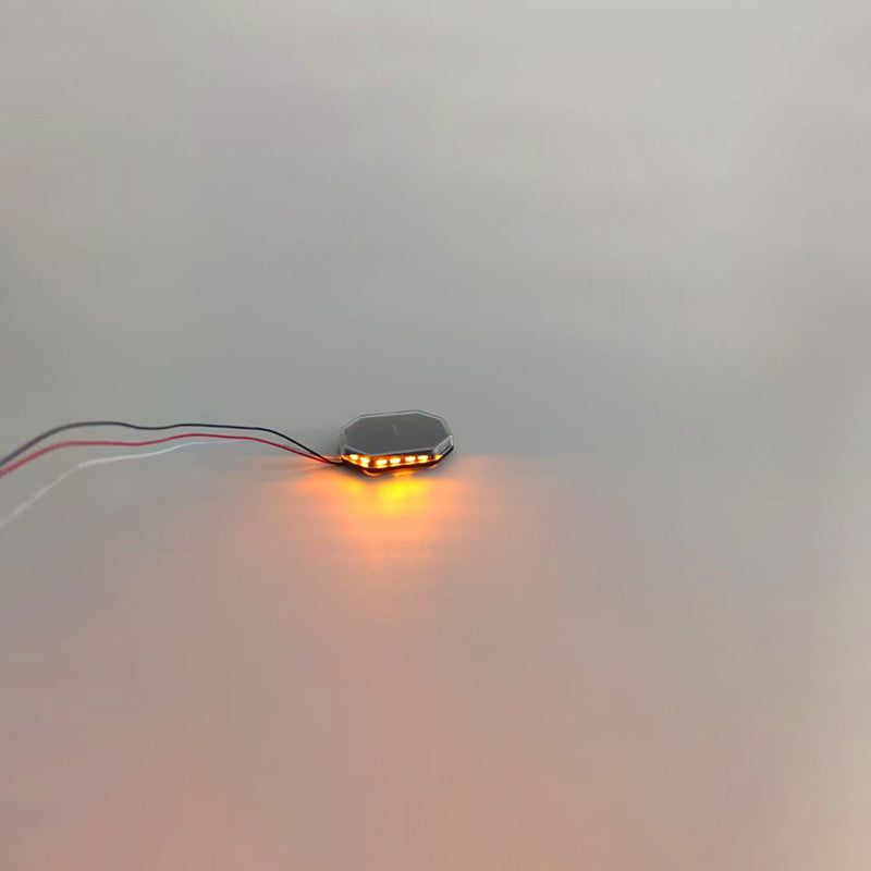 Plastic Warning Lamp Roof Caution Light for LESU TAMIYA 1/14 RC Truck Tractor Radio Controlled Dumper Tipper Hobby Model DIY