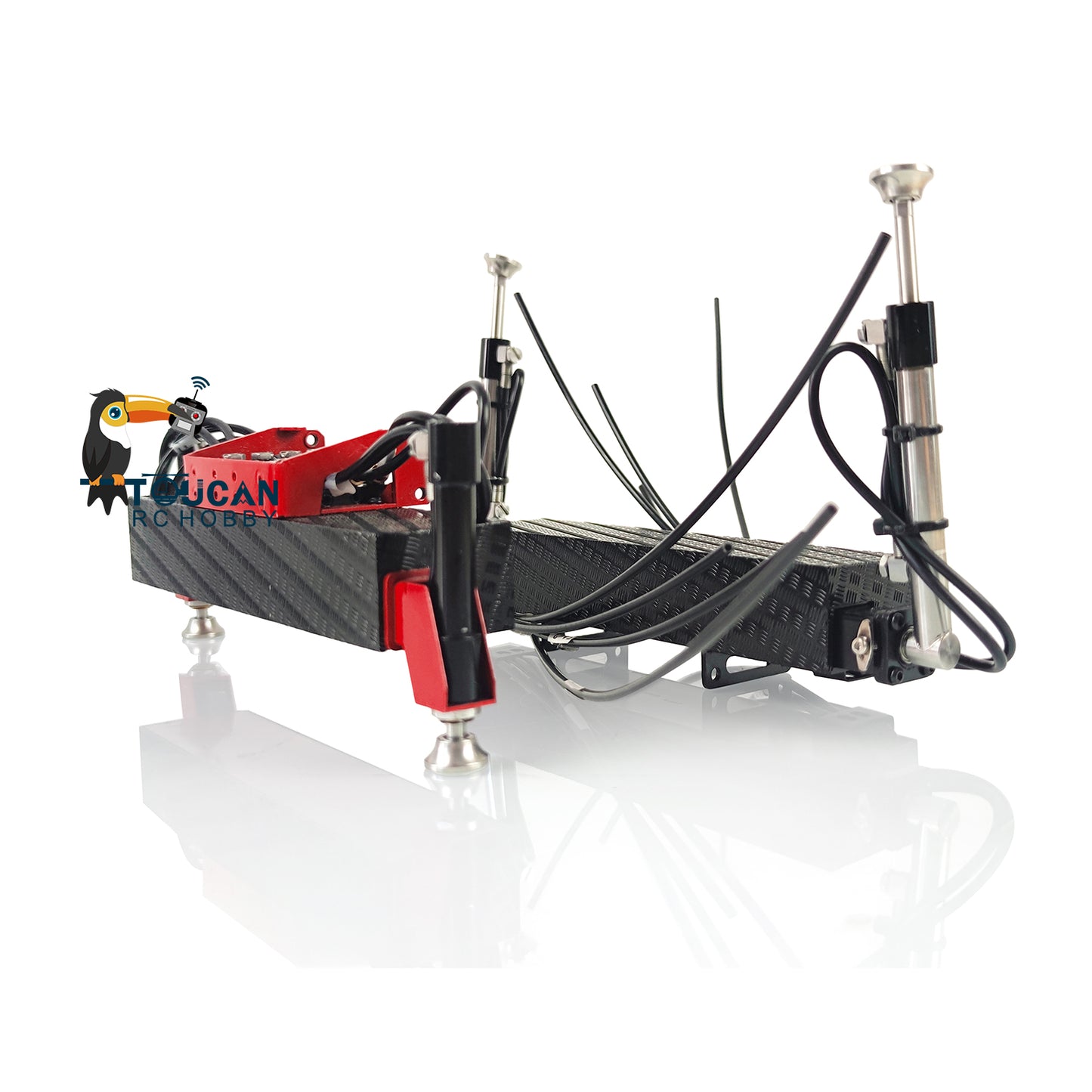 LESU 1/14 Radio Control Hydraulic Truck Crane A0014 Assembled Lights Control Valve Oil Pump For Upgrade TAMIYE Dumper Truck