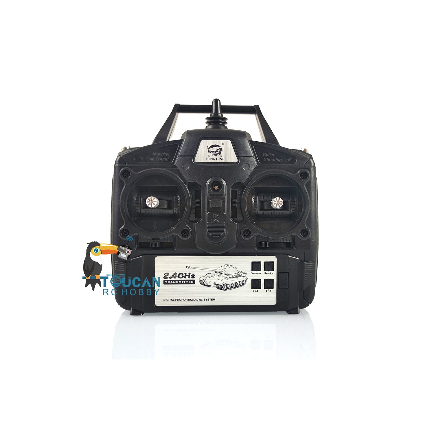 US Stock 1:16 Scale Henglong RC Tank 2.4Ghz 7.1 Generation Transmitter Radio Controller Remote Control System
