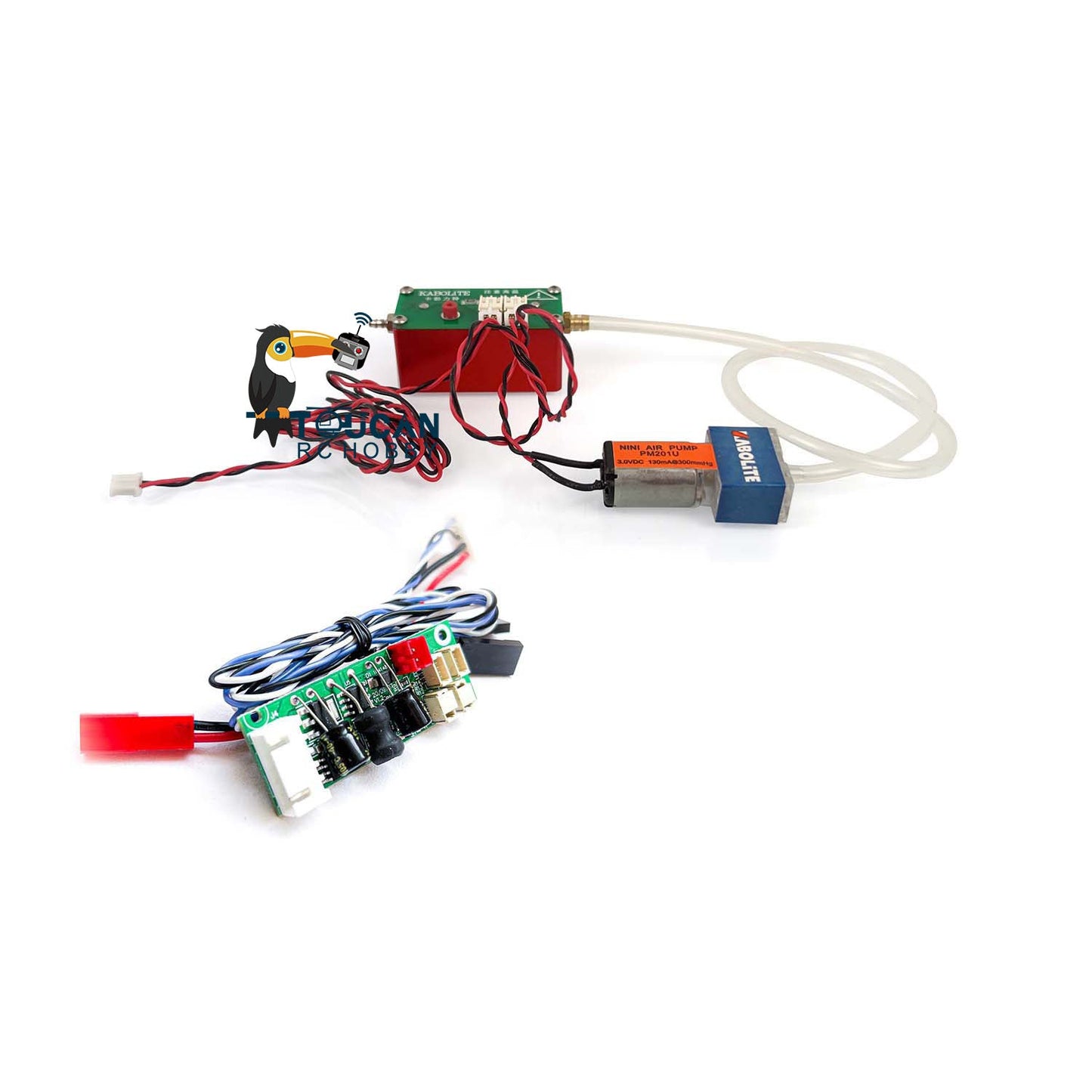 Metal Excavator Fence Barrier Guard Smoker Unit Light Controller for 1/14 Kabolite K970 Hydraulic RC Excavator Heavy Diggers