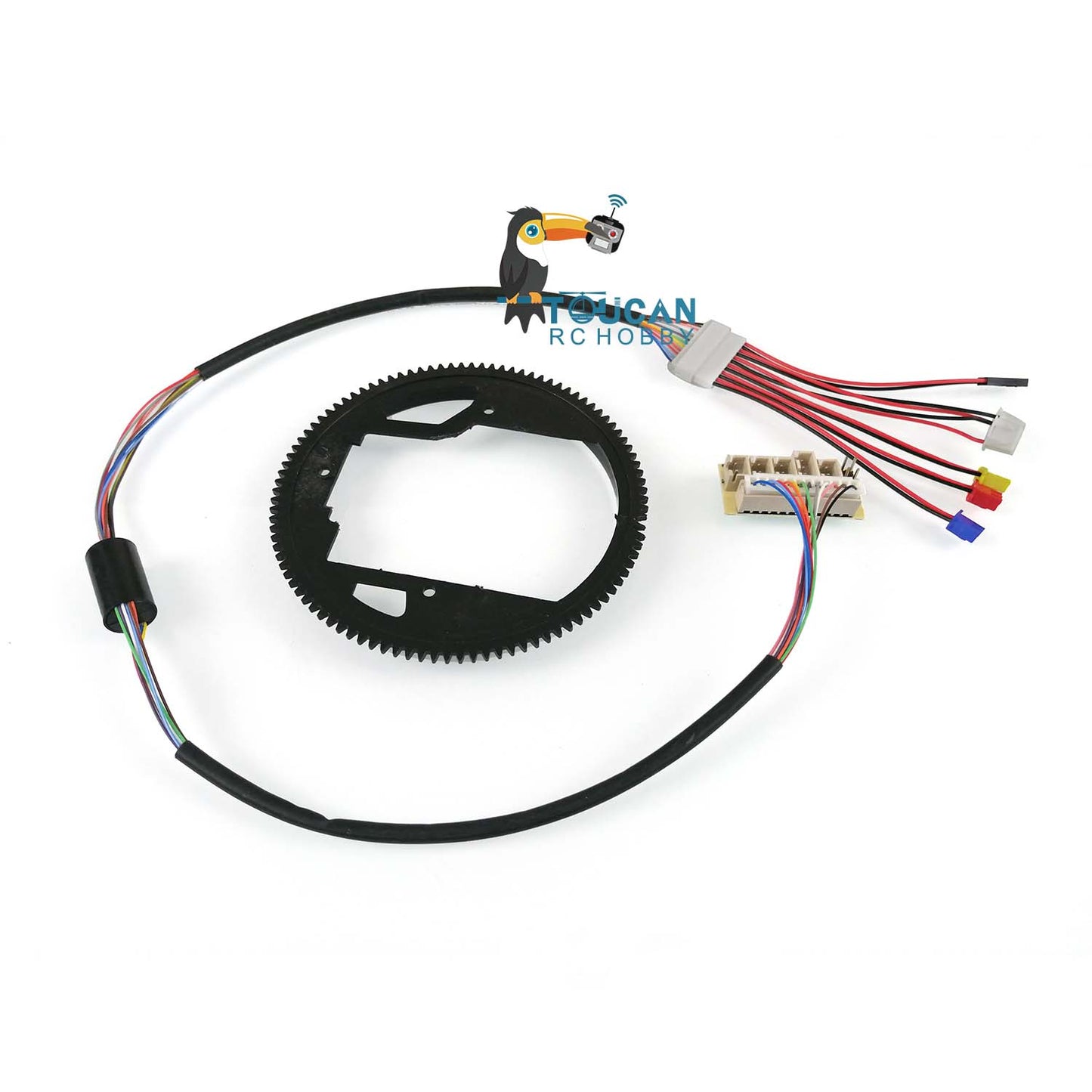 Henglong 1/16 Scale 6.0/7.0 RC Tank Big/Small Plastic 340/360 Degrees Rotating Gear Spare Part Electric Slip Ring 12P