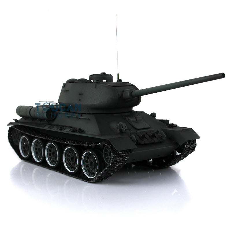 Henglong 2.4Ghz 1/16 Scale 7.0 Soviet T34-85 RTR RC Tank 3909 340 Turret Plastic Chassis Hull Remote Control Model