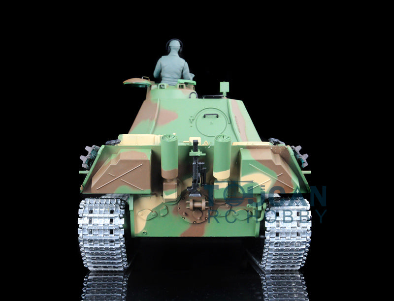 Henglong 1/16 7.0 RC Tank German Panther G Upgraded 3879 w/ FPV 360Degrees Rotating Turret Barrel Recoil Smoking Gearbox Sound Effect