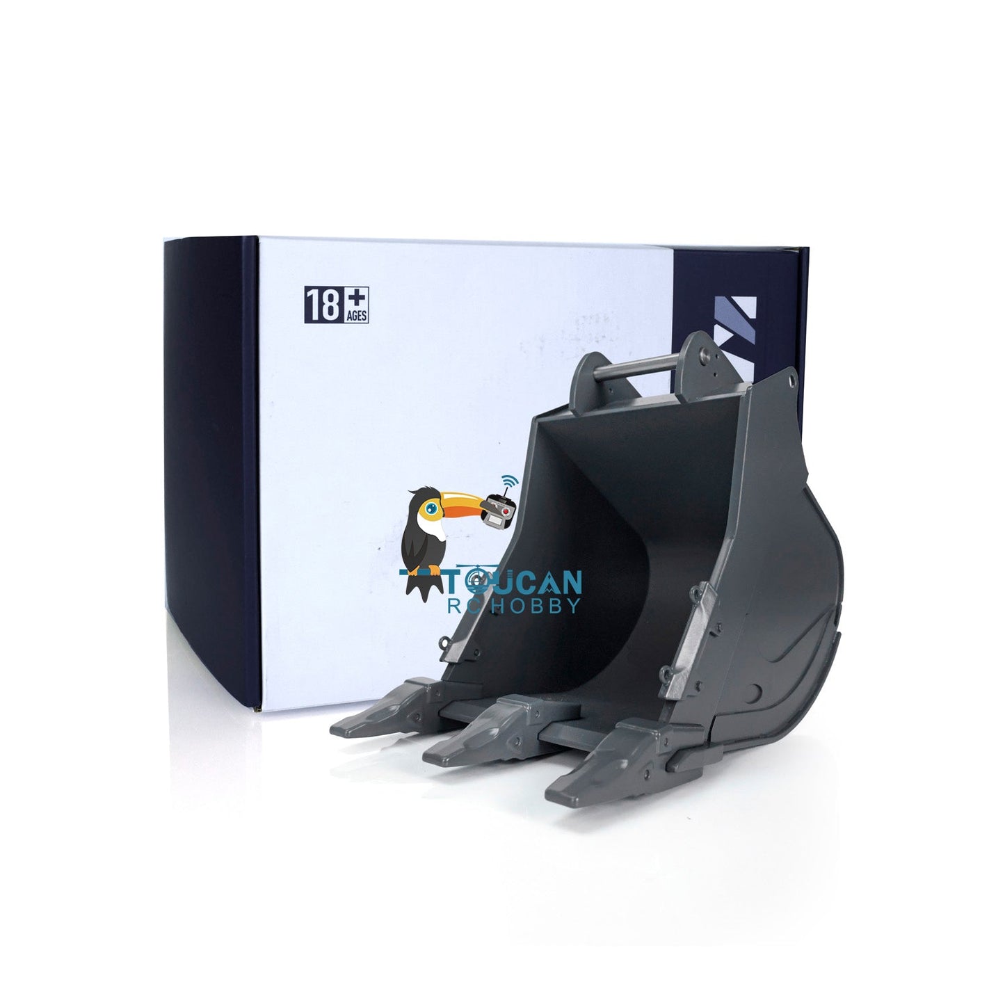 HUINA Metal Bucket Attachments Upgrade Parts for Kabolite 1/14 Scale K970 100S Hydraulic Excavator DIY Remote Control Model