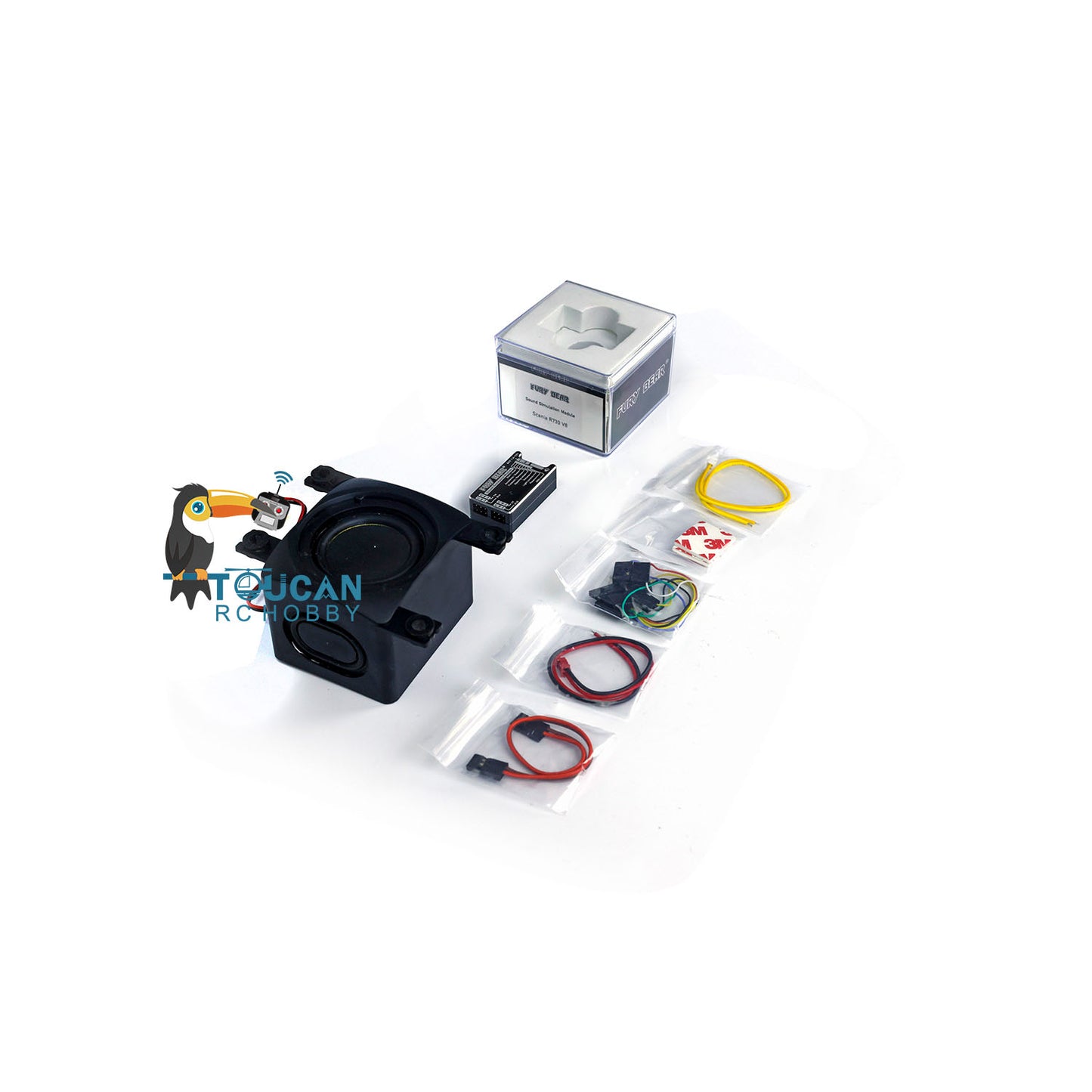 Sound System Spare Part DIY for 1/14 LESU Radio Control Tractor Truck R730 EURO6 FH750 Hobby Model 43x24x13.5mm
