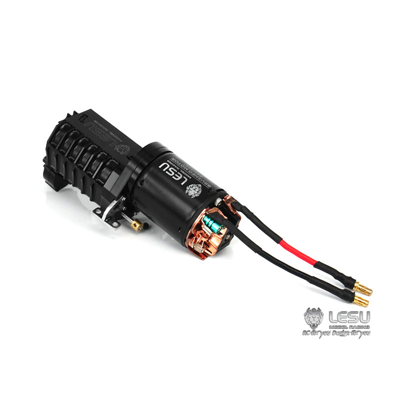 LESU 3Speed Speed High Torque Gear Box Transmission for 1/14 RC TAMIIYA Tractor Truck Dumper Remote Control Car Model