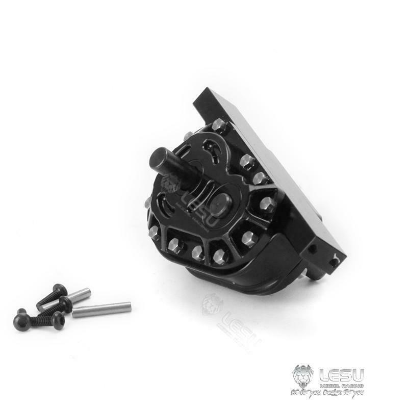LESU Metal Transfer Case for Radio Control 1/14 Scale Tractor Dumper Truck Tipper DIY Model Lorry Construction Vehicles Spare Parts