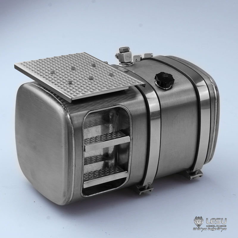 LESU Metal Simulated Oil Tank Left Right Decoration Parts for 1/14 TAMIYA DIY RC Tractor Radio Controlled Truck Model