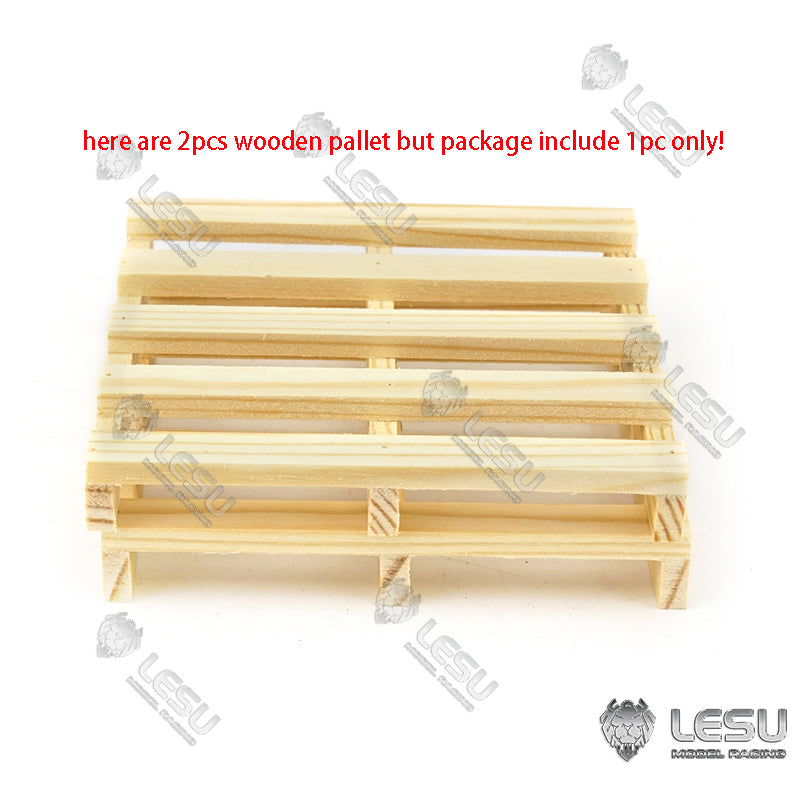LESU RC 1/14 Hydraulic Forklift Transfer Truck ESC Motor Model Light Sound Rear Front Wheel Tyre Wooden Pallet Wheel Hub