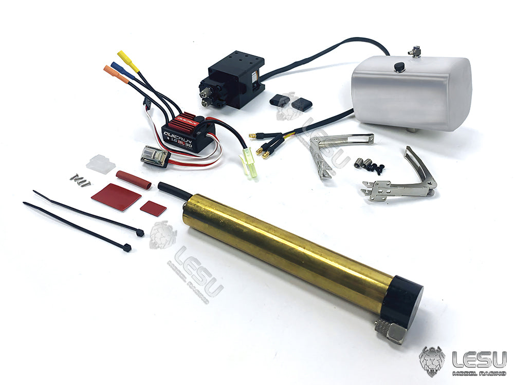 8*8 LESU Metal Unpainted Bucket Car Hopper Accessory Part for 1/14 Radio Controlled Front Hydraulic Dumper DIY TAMIYE Truck Model