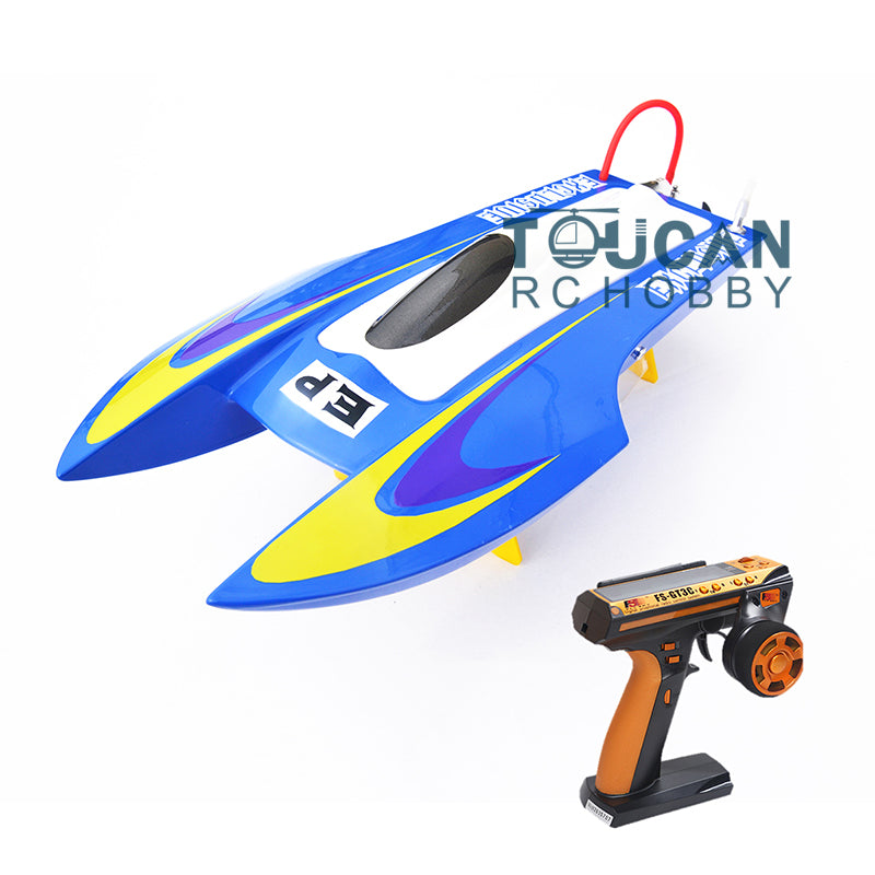 M440 Mini Fiber Glass Electric RTR RC Race Boat Gemini W/ Motor Servo ESC Battery Transmitter 385*190*65mm High Speed