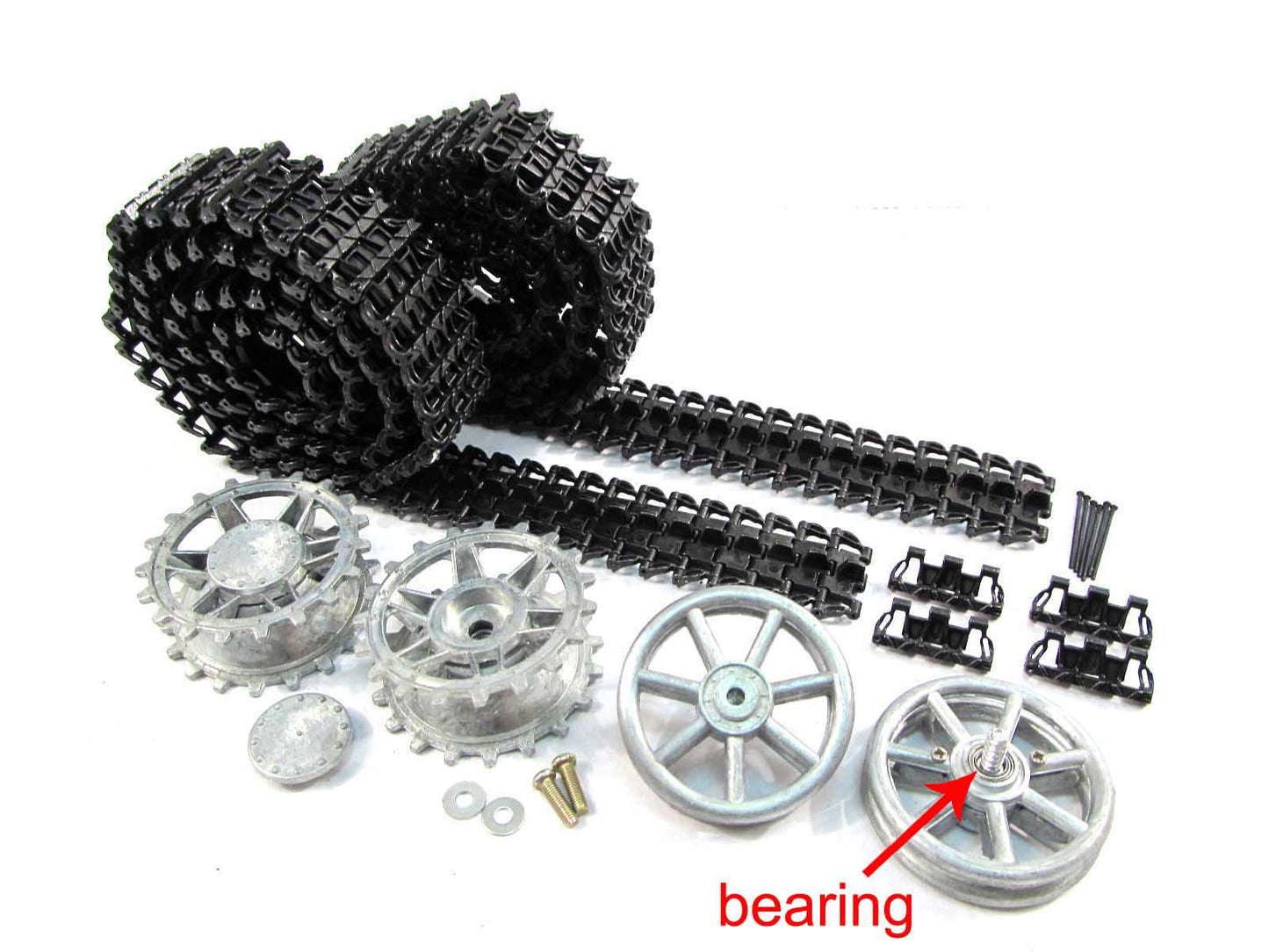 1/16 Mato HengLong German Panzer IV Remote Controlled Ready-To-Run Tank RC Model Metal Tracks Sprockets Idlers Driving Wheels