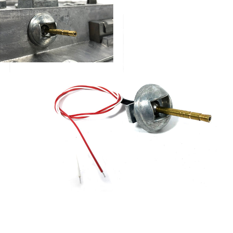 US Stock Mato Metal Machine Gun W/ LED Light MT204 Spare Part for 1/16 Scale German Tiger I RC Tank Remote Control Model