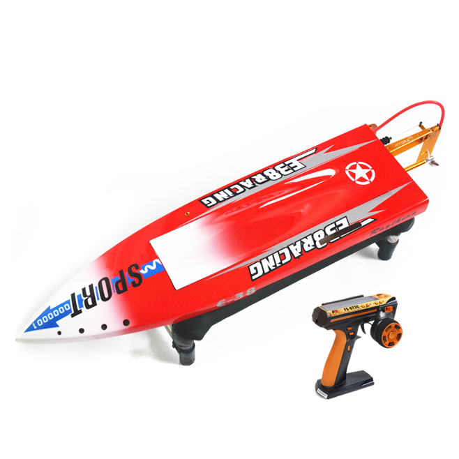 H620 Fiber Glass Blue Electric Racing RTR RC Boat Model W/ ESC Motor Servo Battery Controller High Speed 612*168*100mm 65-75km/h