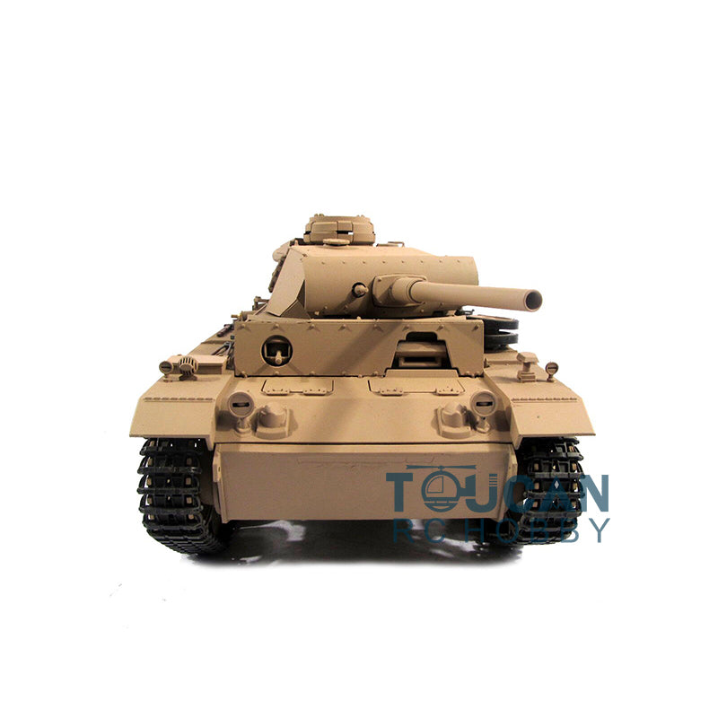 1/16 Mato 100% Metal German Panzer III BB Shooting KIT Radio Controlled Tank 1223 W/ Idlers Sprockets Shooting Unit Barrel Tracks