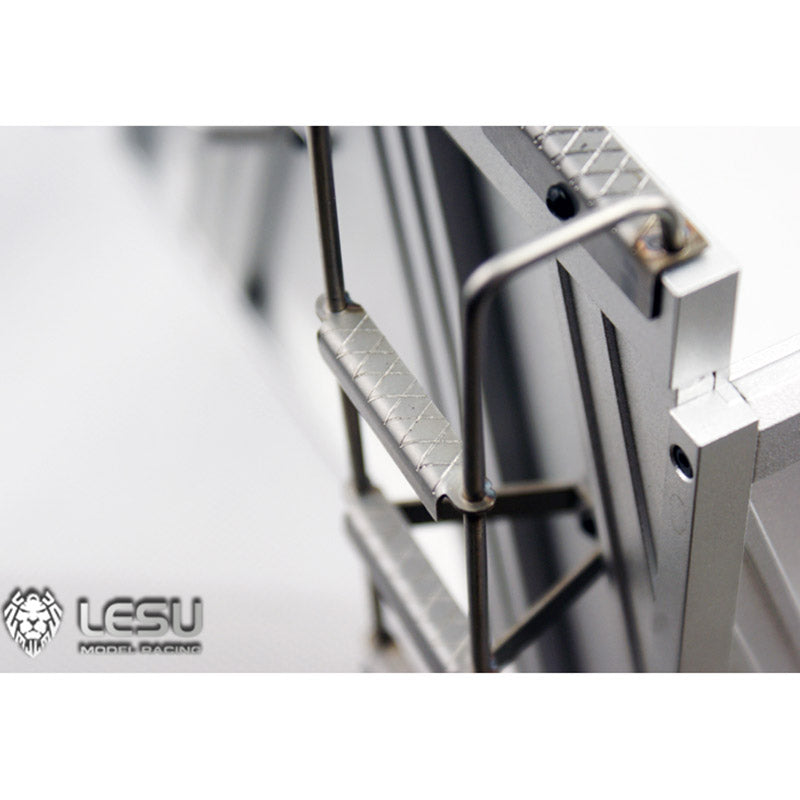 LESU 450MM 400MM Full Metal Cargo Bucket Container for Radio Control 8*8 6x6 Hydraulic Dumper Lorry Tipper 1/14 Truck TAMIIYA Car