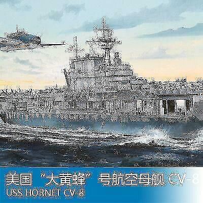 US STOCK Trumpeter Static 62001 1/200 USS Hornet CV-8 Aircraft Carrier Battleship Model Kit