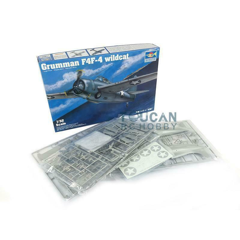 US Stock Trumpeter 1/32 Grumman F4F-4 Wildcat Fighter Airplane Aircraft Model Kits 02223